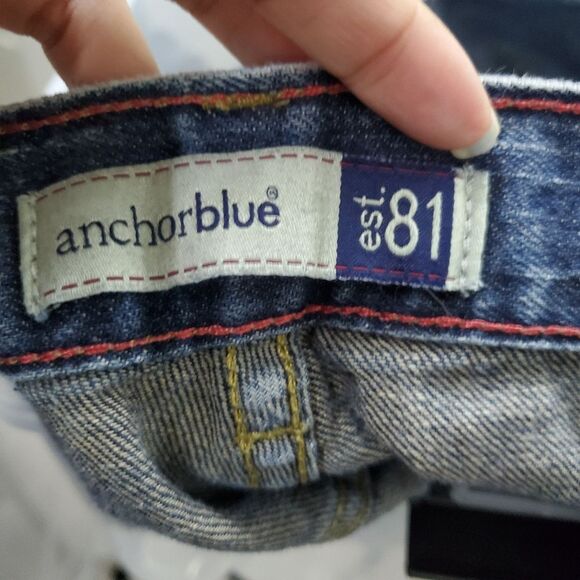 Vintage Anchor Blue Baggy Jeans / Late 1990's & Y2K era - Picture 5 of 9